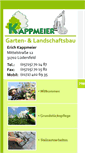 Mobile Screenshot of kappmeier-galabau.de